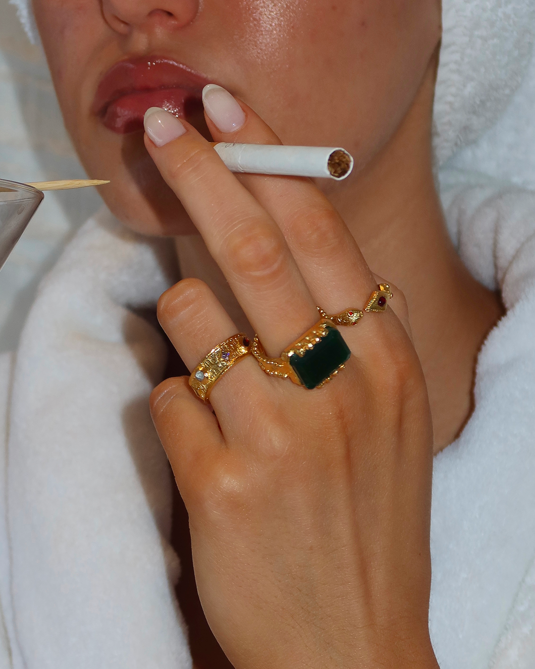 Emerald Stone Ring